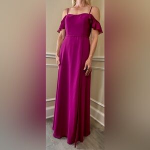 Azazie Orchid A-Line Maxi Dress